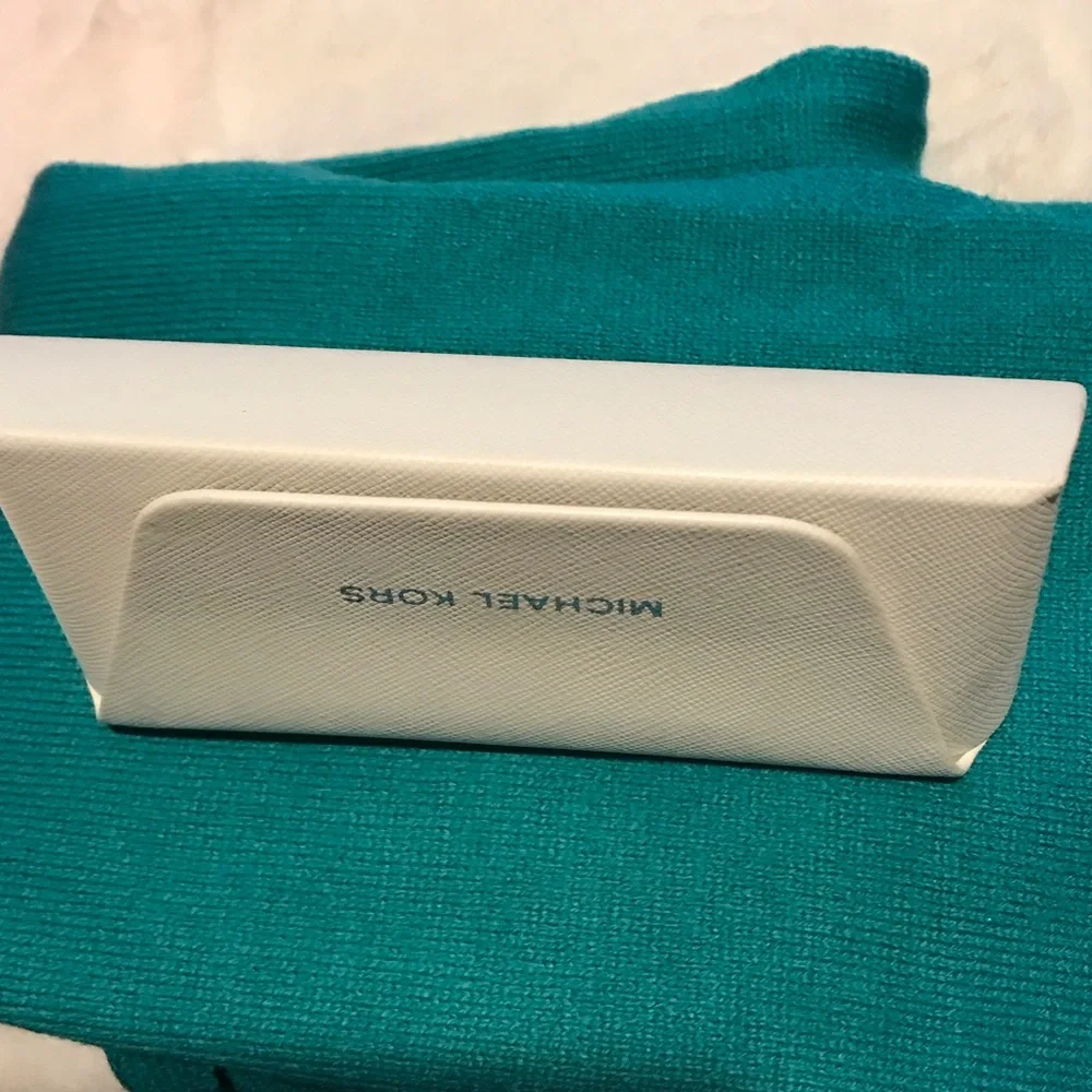 Michael Kors White Eyewear Case